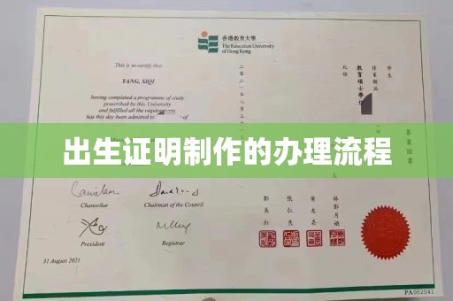 通川出生证明制作的办理流程