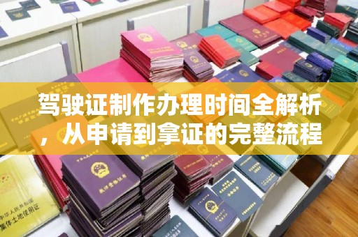 通川驾驶证制作办理时间全解析，从申请到拿证的完整流程