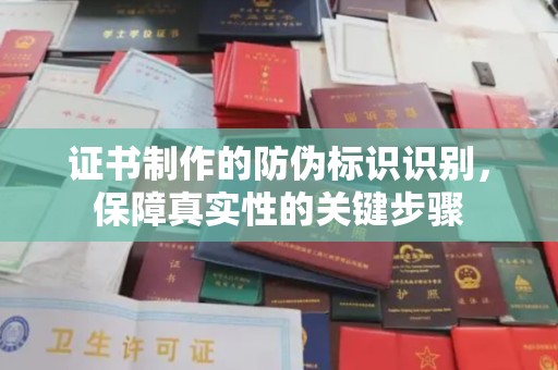 通川证书制作的防伪标识识别，保障真实性的关键步骤