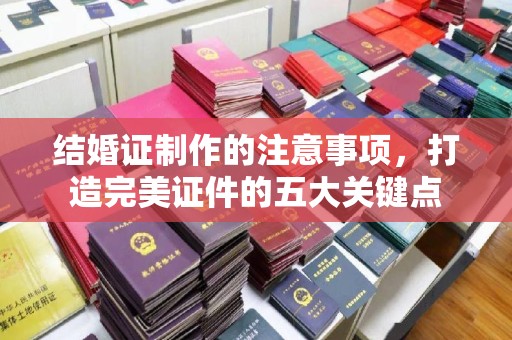 通川结婚证制作的注意事项，打造完美证件的五大关键点
