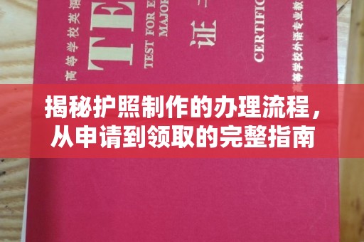 通川揭秘护照制作的办理流程，从申请到领取的完整指南
