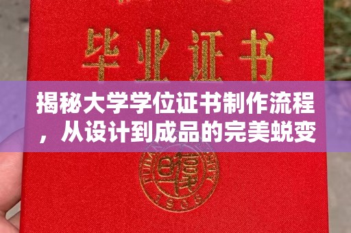 通川揭秘大学学位证书制作流程，从设计到成品的完美蜕变