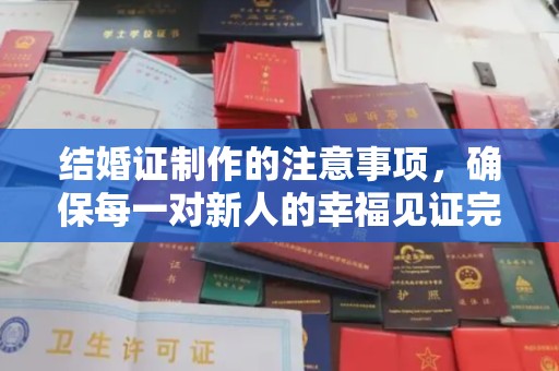 通川结婚证制作的注意事项，确保每一对新人的幸福见证完美无瑕