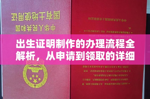 通川出生证明制作的办理流程全解析，从申请到领取的详细指南