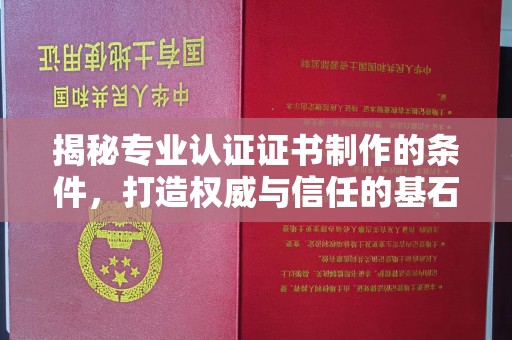 通川揭秘专业认证证书制作的条件，打造权威与信任的基石