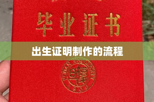通川出生证明制作的流程