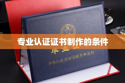 通川专业认证证书制作的条件